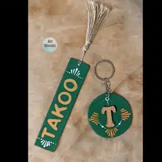 Bookmark and keychain 1