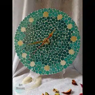 Mosaic Wall Clock A
