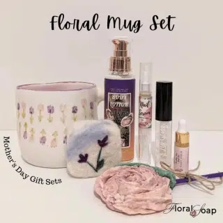 Floral Mug Gift Set 1
