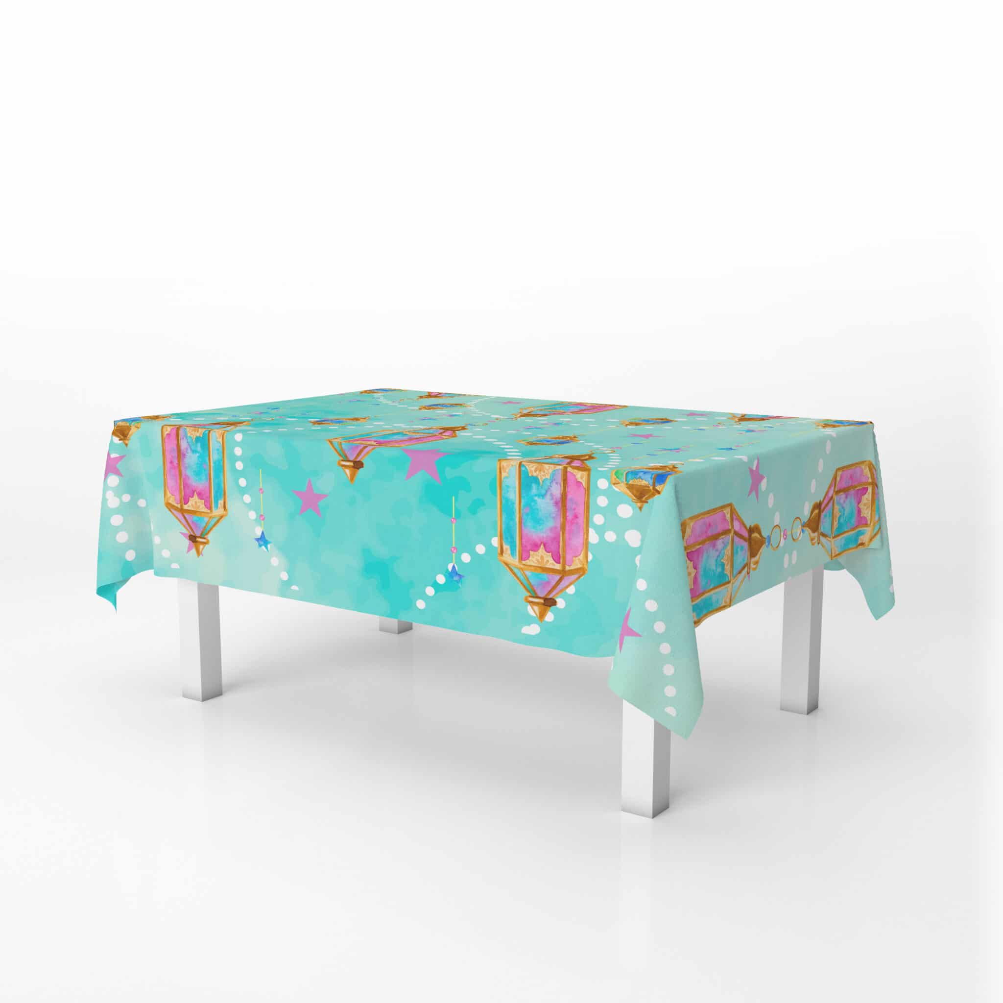 Fawanees Pastle Tablecloth 140x280 1 Fawanees Pastle Tablecloth 140x280