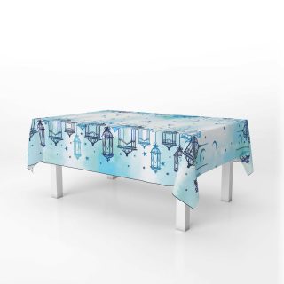 Fawanees Acqua Tablecloth 140x280