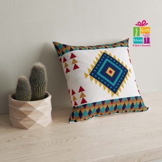 blue & white Cushion