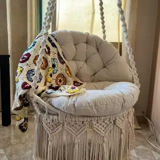 Macrame swing