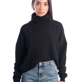 Black knit jumper