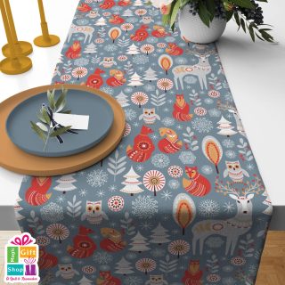 Christmas grey & red