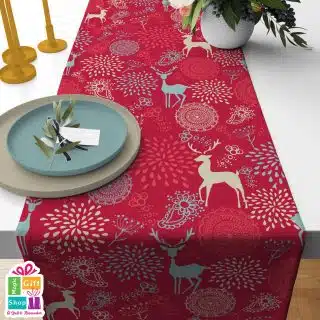 christmas red & deer