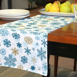 christmas blue snowflake