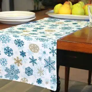 christmas blue snowflake