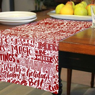 christmas red letters