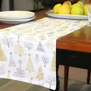 christmas gold & silver tree