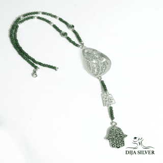 kaf and jade necklace