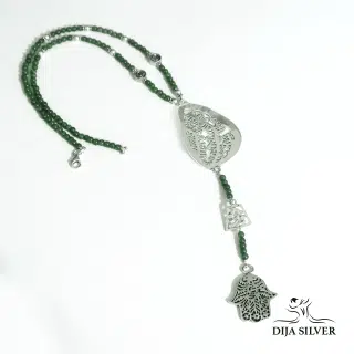 kaf and jade necklace
