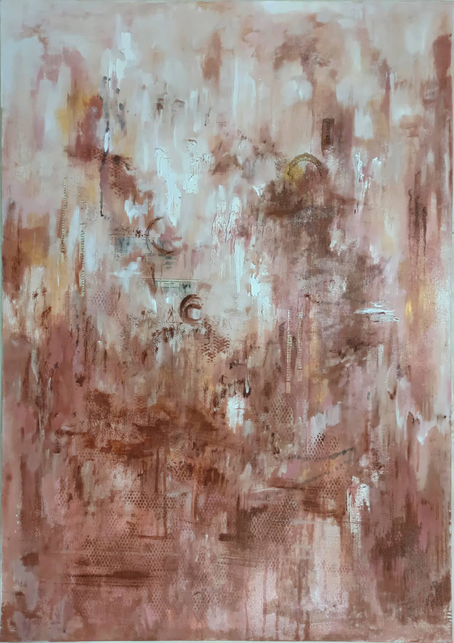 Confusion 1 Acrylic enamel paint on canvas painting