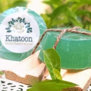 صابون الجلسرين بزيت الجوجوبا وزيت شجرة الشاي Natural glysrin soap with Jojoba &tea tree ti