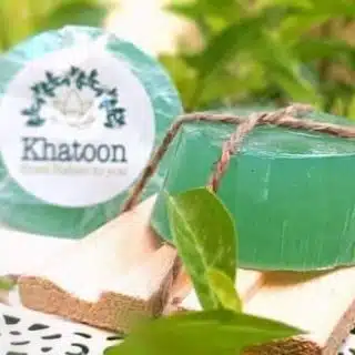 صابون الجلسرين بزيت الجوجوبا وزيت شجرة الشاي Natural glysrin soap with Jojoba &tea tree ti