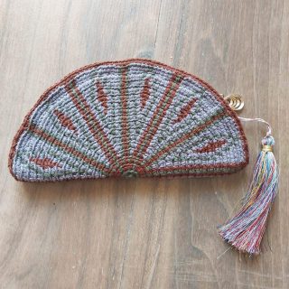 chocolate mini clutch