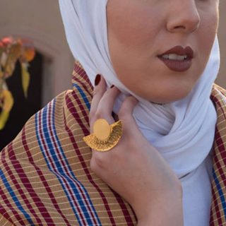 Handmade Sunset ring for women