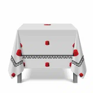 tablecloth tarboush