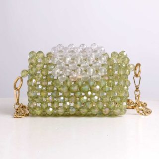 Hand made beads bag.