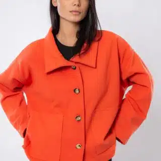 Short orange jacket