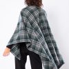 checkered poncho