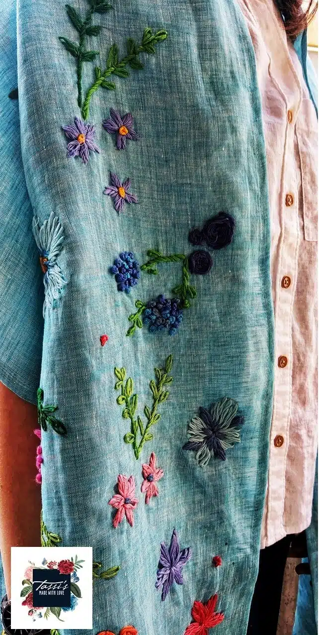 Chilling Summer Linen Shawl 1 Chilling Summer Linen Shawl