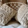 Macrame cushion