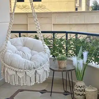 Macrame swing