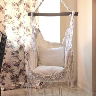 Macrame hammock