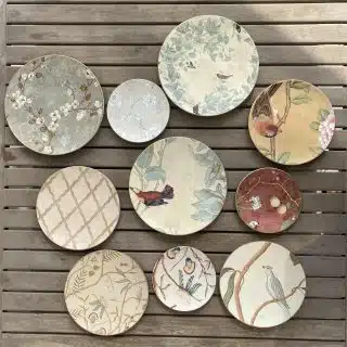 Classic Beige Chinese Garden Wall Collection