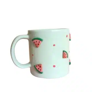 Watermelon - Mint green Porcelain Mug - 300ml