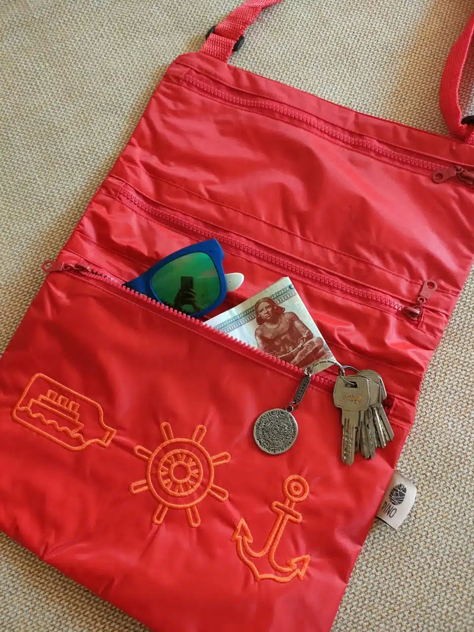 Pino Waterproof Beach Bag - Multiple Zippers (X-Zip) 2