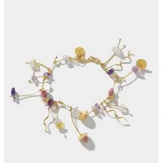 La Joie Amethyst, Tourmaline & Rose Quartz Bracelet