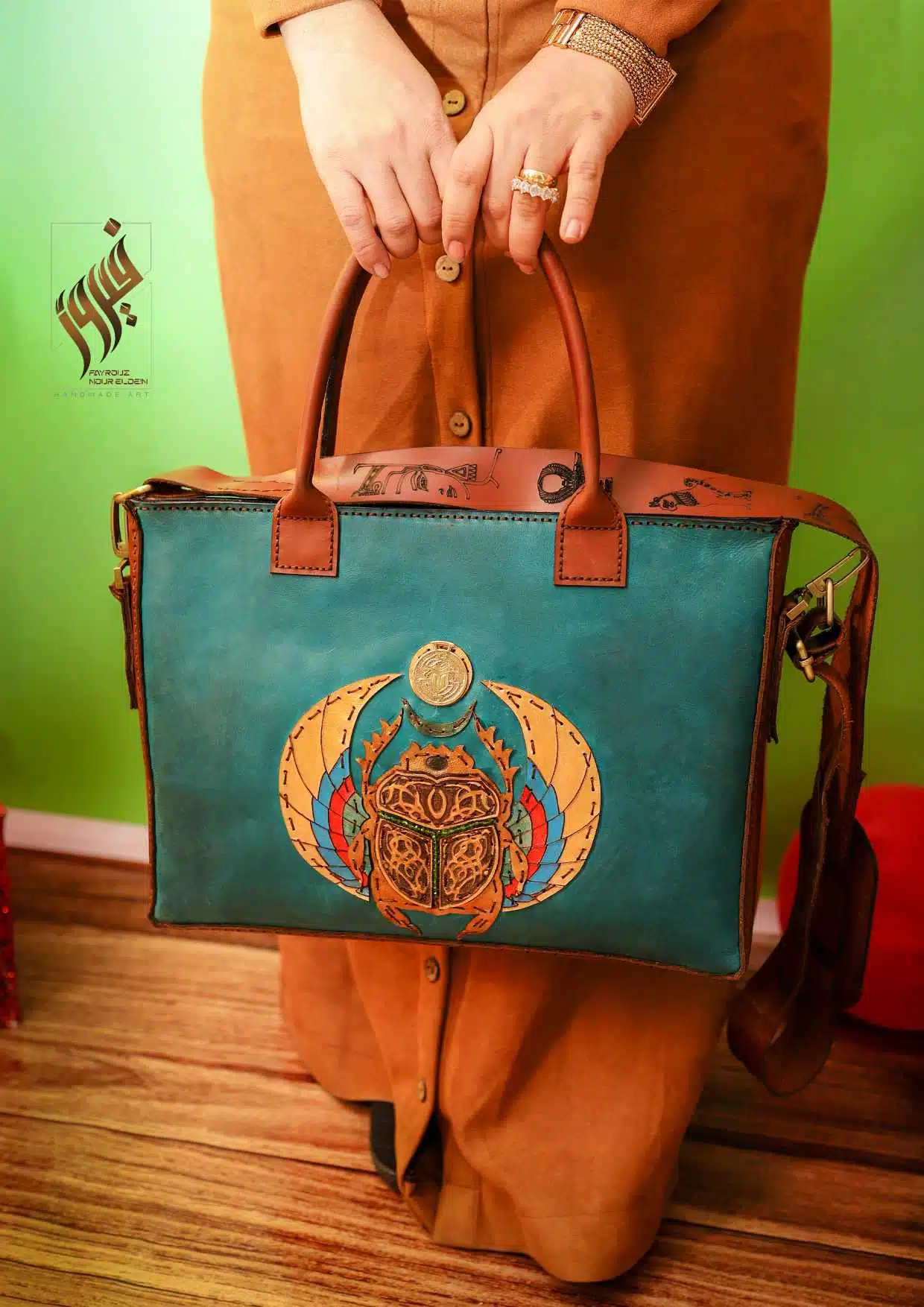 شنطه لاب توب جلد طبيعي 2 لاب توب 33