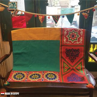 مفرش خيامية بالقماش قطن .