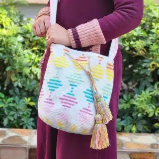 Colorful cross bag