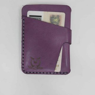 purple card holder