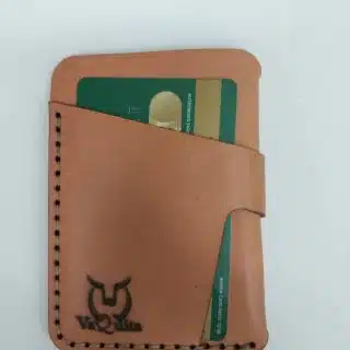 orange card holder