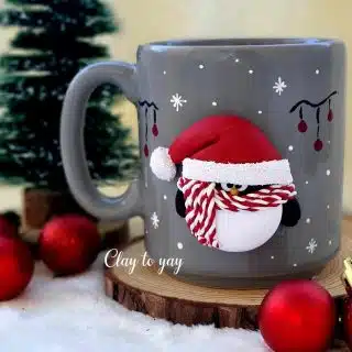 Penguin mug "winter collection "