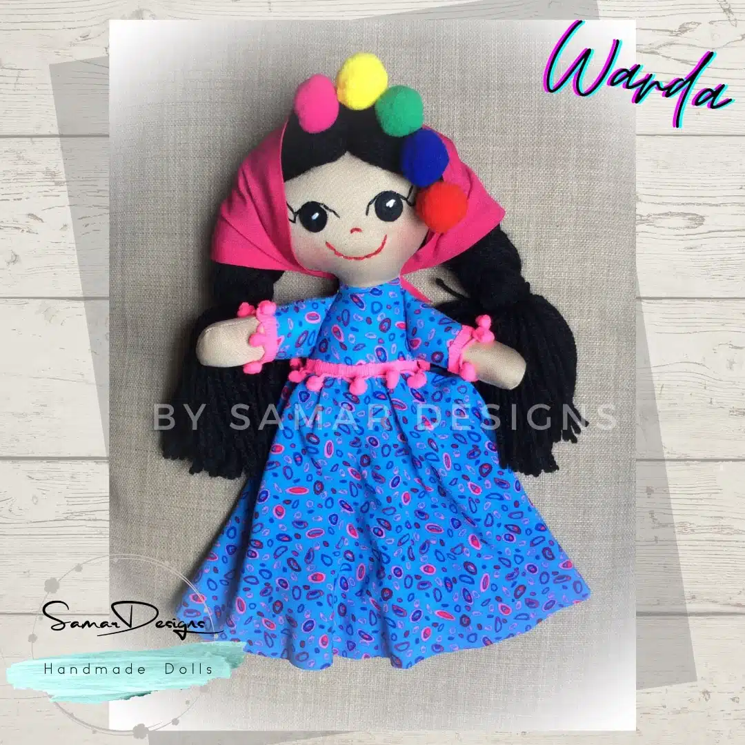 Egyptian folkloric handmade soft doll “Warda” 2 9F20F37C 3FE0 4BE5 B67C 91DE6EF06AFD