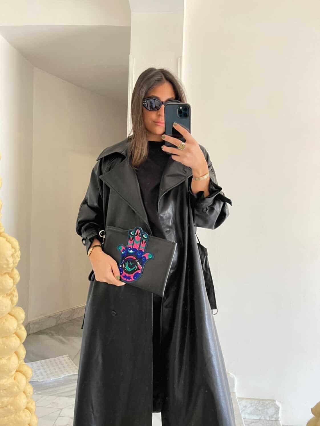 genuine leather Embroidered Leather clutch 5 D2DC2748 6CB6 4EA5 BBED FD5E2164D7A4