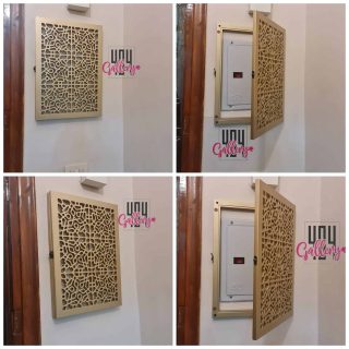 Frame for electricity box