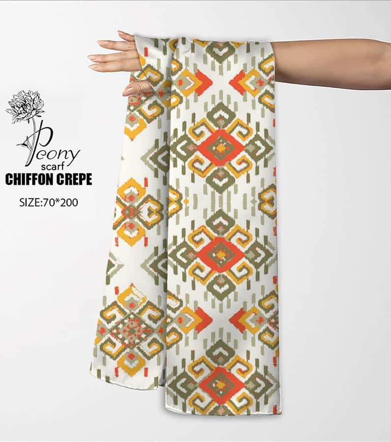 Orange & Olive Sarf 1 Orange & Olive Sarf