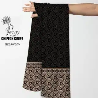 Golden & Black Scarf