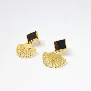 حلق زهرة اللوتس - Earrings