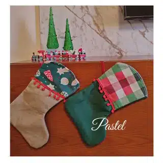 Plaid stocking socks