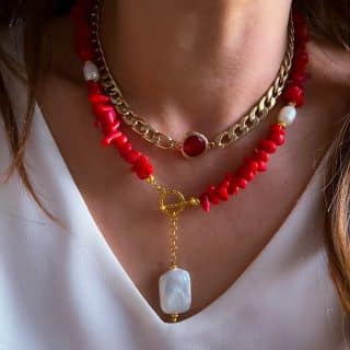 Namaste Hot Morgan statement necklace