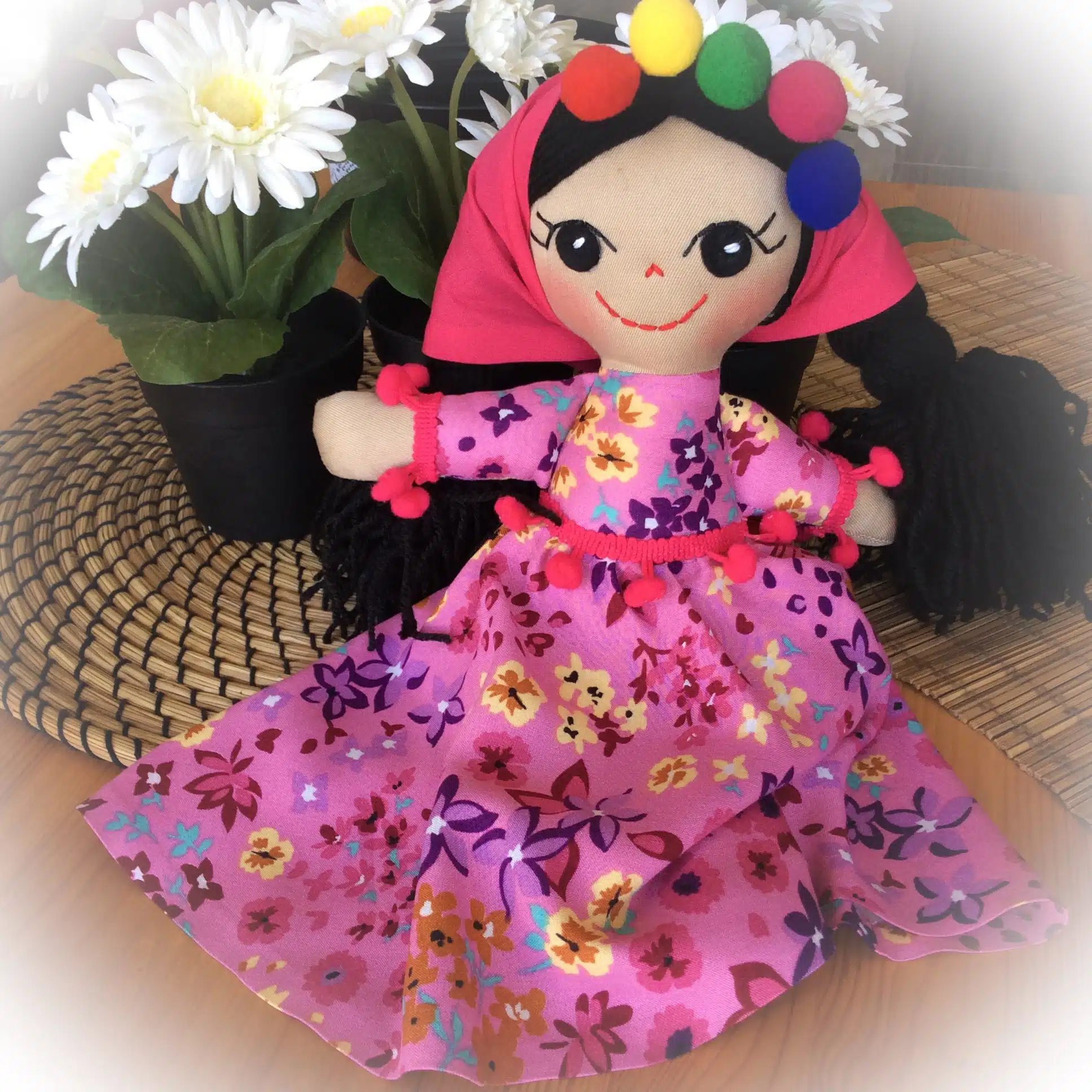 Egyptian folkloric handmade soft doll “ Warda” 3 65183823 5DCD 42D9 B476 ADE8F1635B42