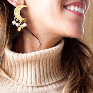 Hand made sterling silver earrings