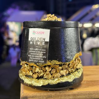 Cracked Candle GOLDEN HIVE